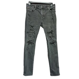 Men's American Eagle Dark Distressed Jeans